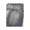 Red Planet Panelled Medium Wash Cotton Denim Utility Skirt