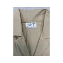 MT Linea Donna Shimmer Collared Beige Blouse