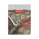 Miss Wan Floral Border Print Lace Trim Tie Front Tank Top (repriced)