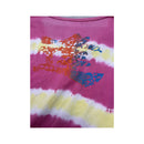 T-shirt Broadway Tie-Dye com decote em V e estampado gráfico