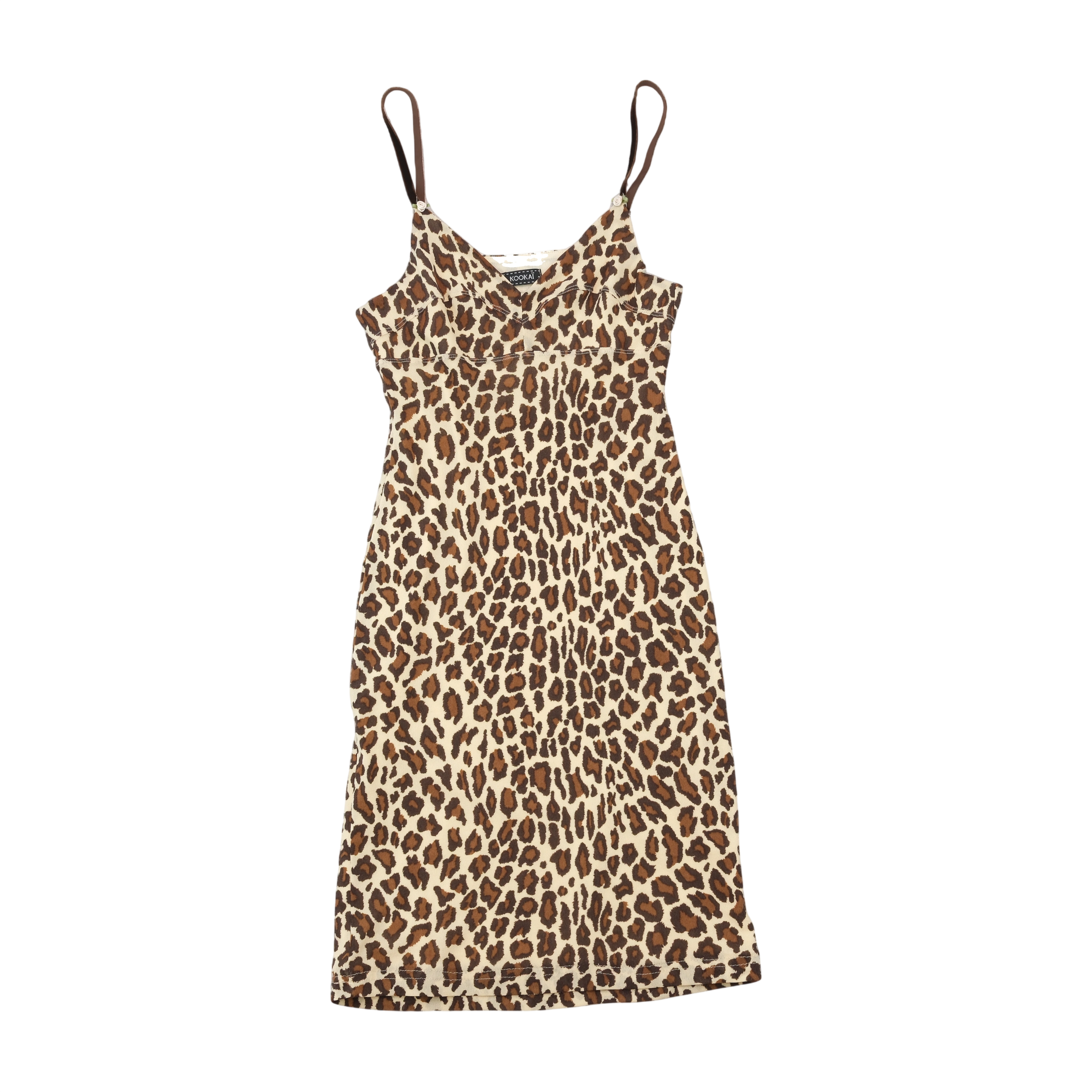 Kookaï Leopard Print Slip Dress