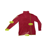 Camisola Texturada L.L.Bean em Mistura de Lã com Meio Fecho