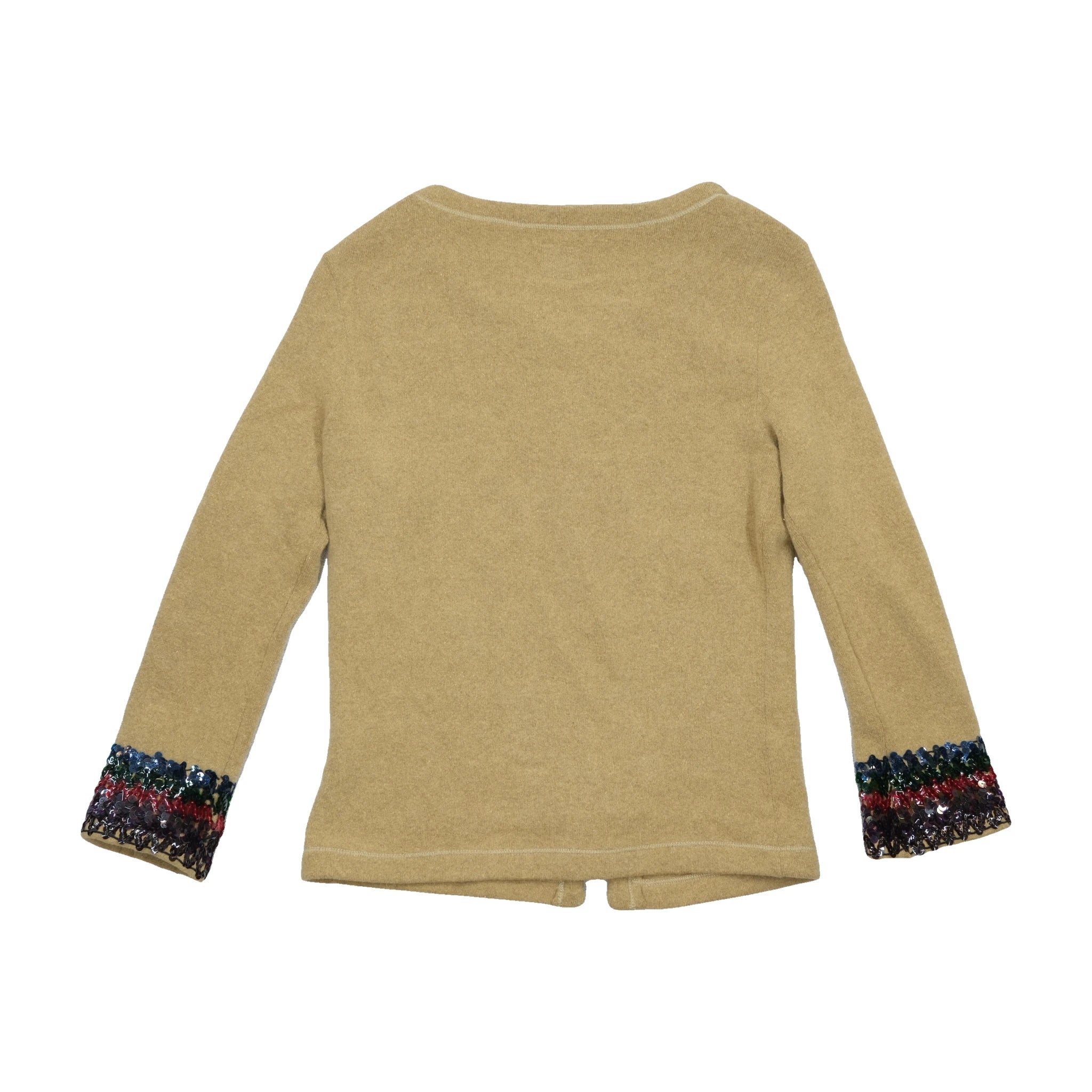Beige Wool Blend Jacket