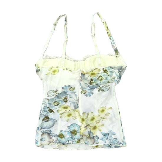 Intimissimi Floral Lace Bust Corset Cami Top