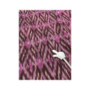 Vintage Handwoven Purple Thai Mudmee Ikat Pencil Skirt