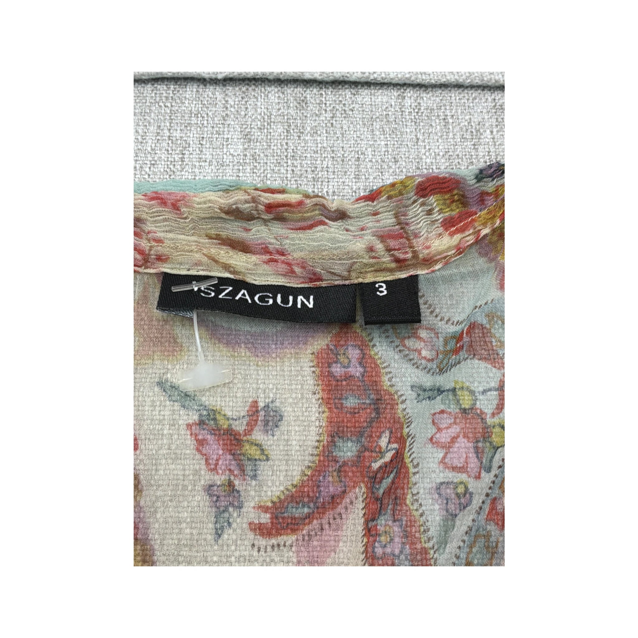 Szagun Paisley Sheer Viscose Blouse