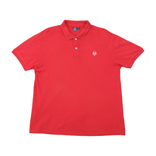 Polo Sergio Tacchini em algodão com logótipo Bordado