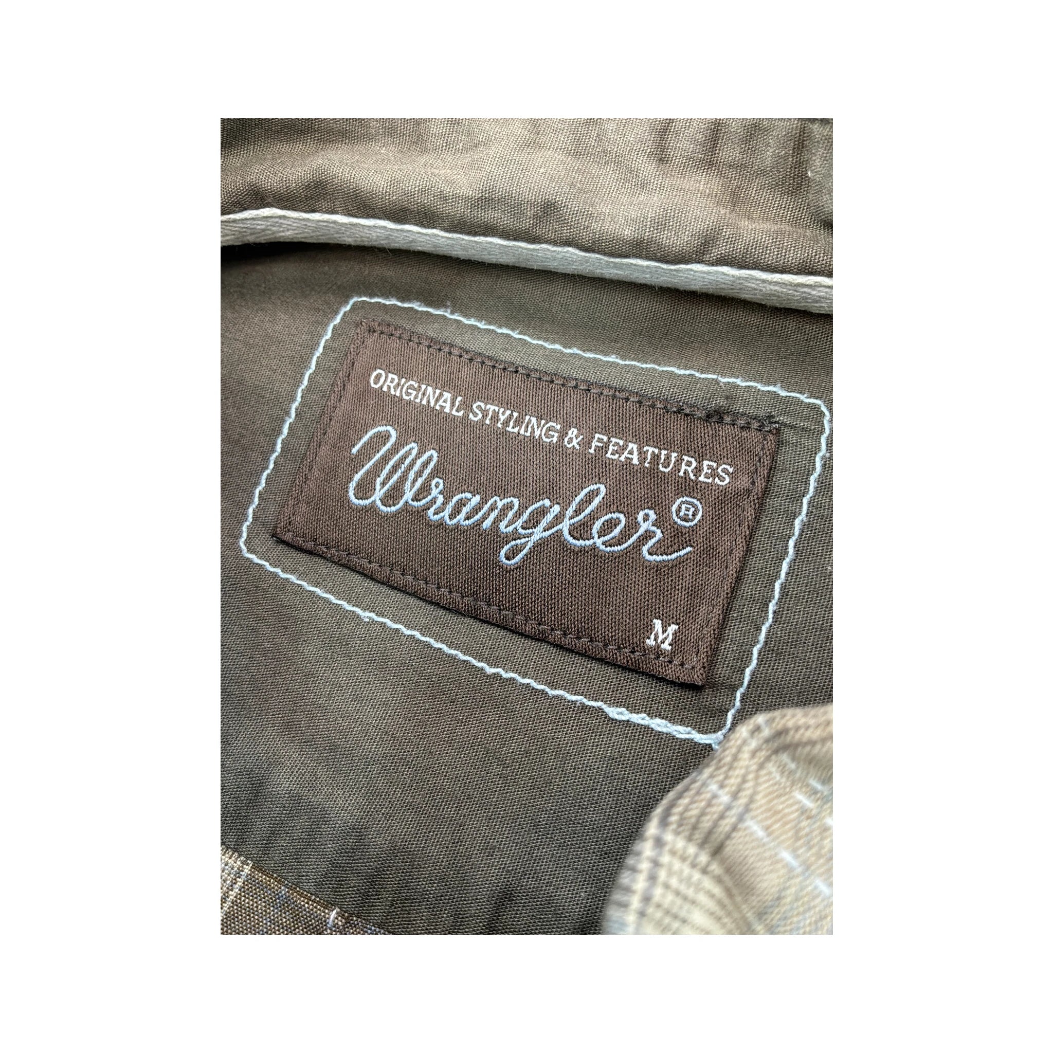Wrangler Plaid Cotton Button-Up Shirt