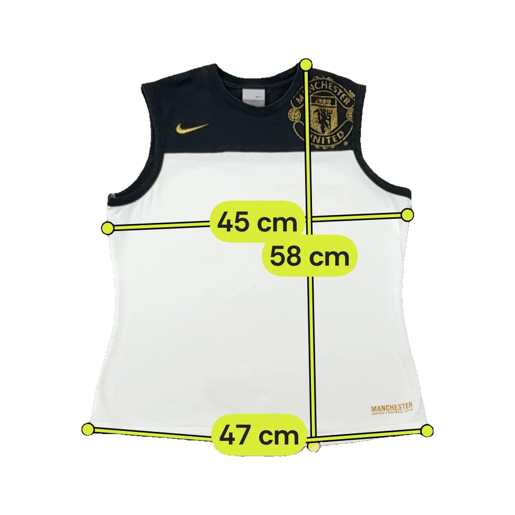 Nike Manchester United Cotton Blend Sleeveless Colorblock Tank Top