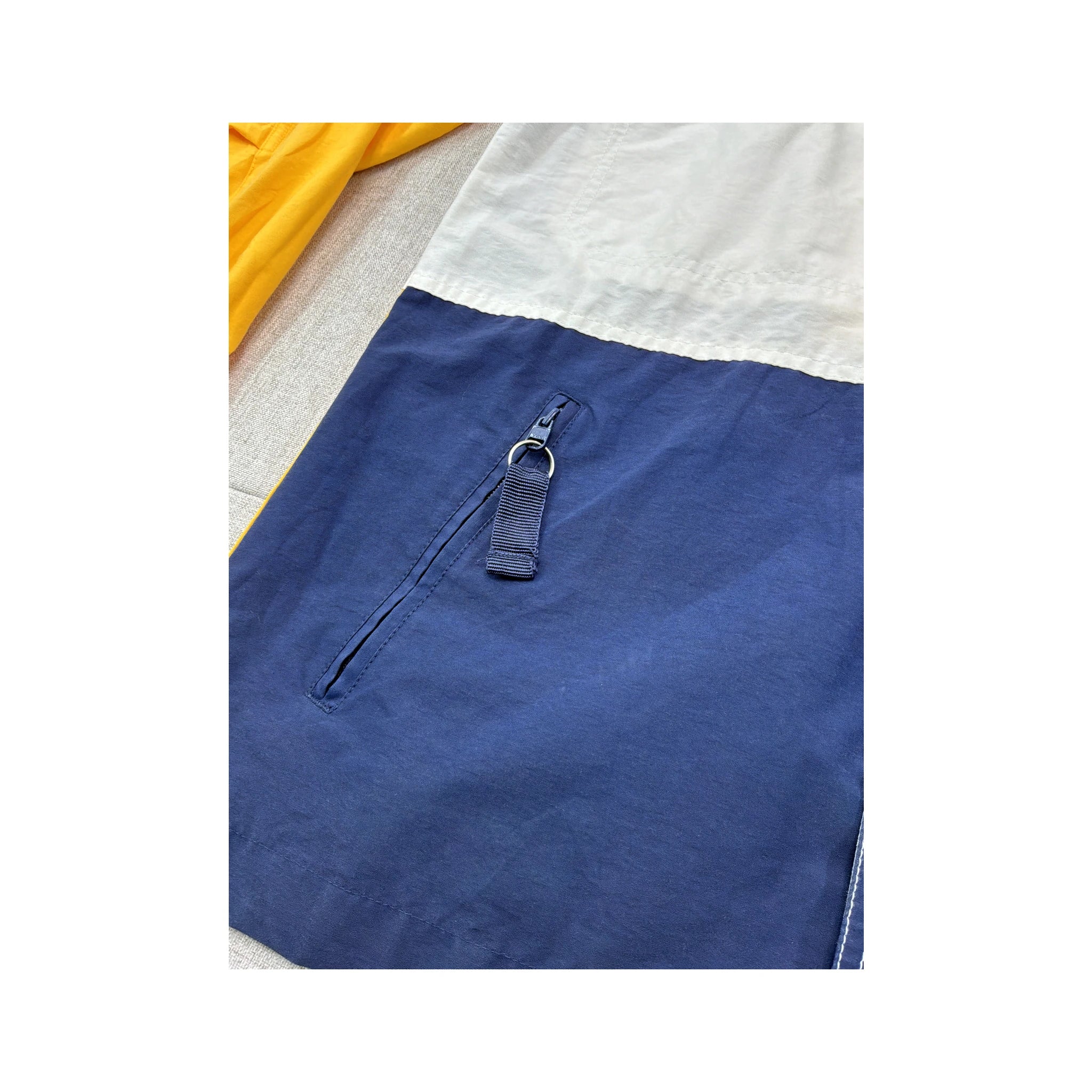 Casaco de Vela com capuz L.L.Bean color block