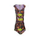 Miss Sixty Collection Psychedelic Print Ruched Dress
