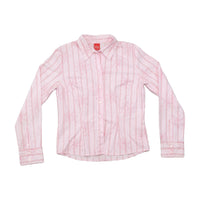 s.Oliver Floral Striped Cotton Button Up Shirt