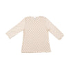 Memories Floral Lettuce Hem 3/4 Sleeve T-shirt