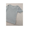 Conte of Florence V-Neck Short Sleeve Knit Sweater