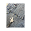 Witboy Light Wash Denim Cargo Pants