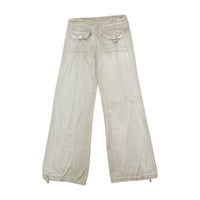 Vintage Shimmer Wide Leg Cargo Pants