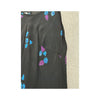 Vintage Black Floral Sleeveless Maxi Dress