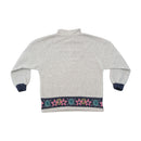 Lotto Floral Trim Quarter Zip Fleece