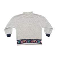 Lotto Floral Trim Quarter Zip Fleece