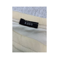 Saia bege com Detalhe de Bainha em Rede Transparente