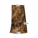 Leopard Print Maxi Skirt (Size 46)