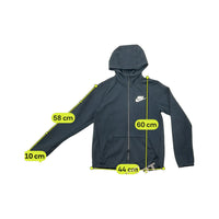 Nike Black Zip-Up Hooded Jacket