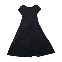 Marithé + François Girbaud Black Corset Back Fit and Flare Dress
