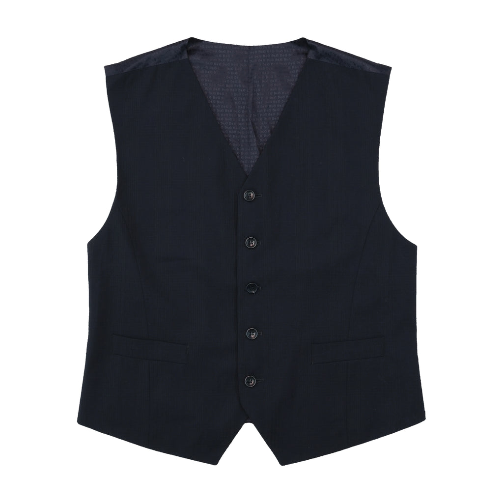Dolce & Gabbana Navy Wool Blend Suit Vest