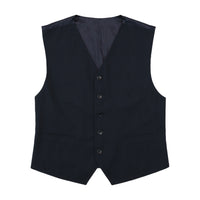 Dolce & Gabbana Navy Wool Blend Suit Vest