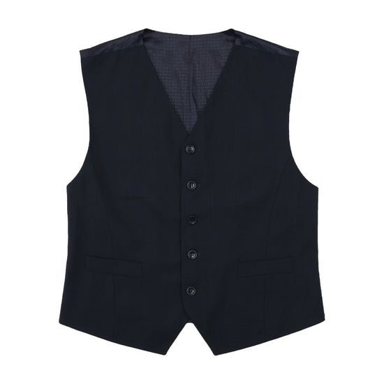 Dolce & Gabbana Navy Wool Blend Suit Vest