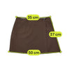 MARO Florence Brown Wrap Mini Skirt (repriced)