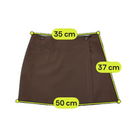 MARO Florence Brown Wrap Mini Skirt (repriced)