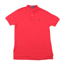 Polo by Ralph Lauren Red Cotton Pique Pony Logo Polo Shirt