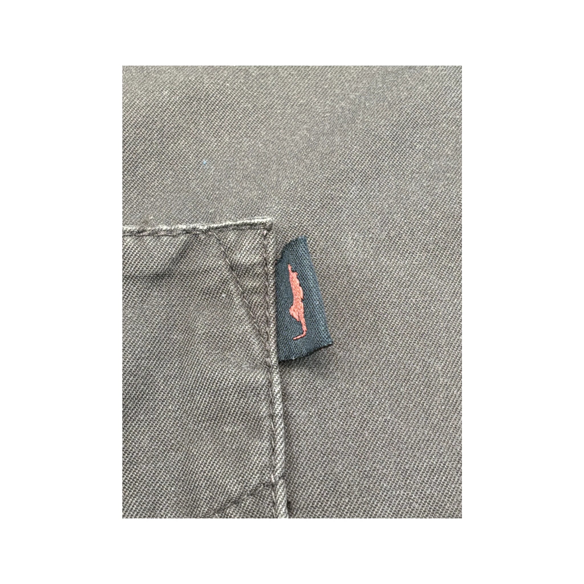 Camisa Marlboro Classics em algodão castanho com Botões