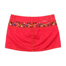 Bloom Embellished Cotton Mini Skirt - Pink