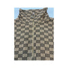 FALEZ Geometric Half-Zip Mock Neck Sweater
