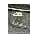 Nike Metallic Logo Cropped Cotton Blend Hoodie Sweater