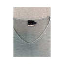 Conte of Florence V-Neck Short Sleeve Knit Sweater