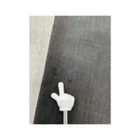 Vince Charcoal Pleated Cuffed Trousers