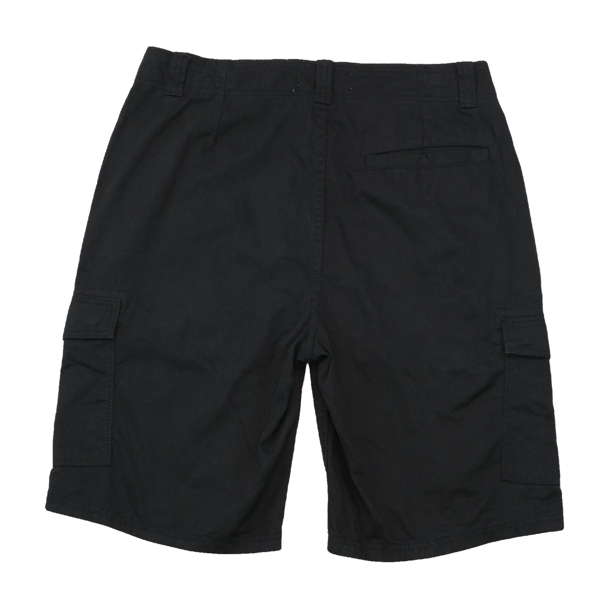 anko Black Cotton Cargo Shorts