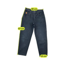 Calças de ganga Trussardi Jeans em algodão preto de Corte Afunilado