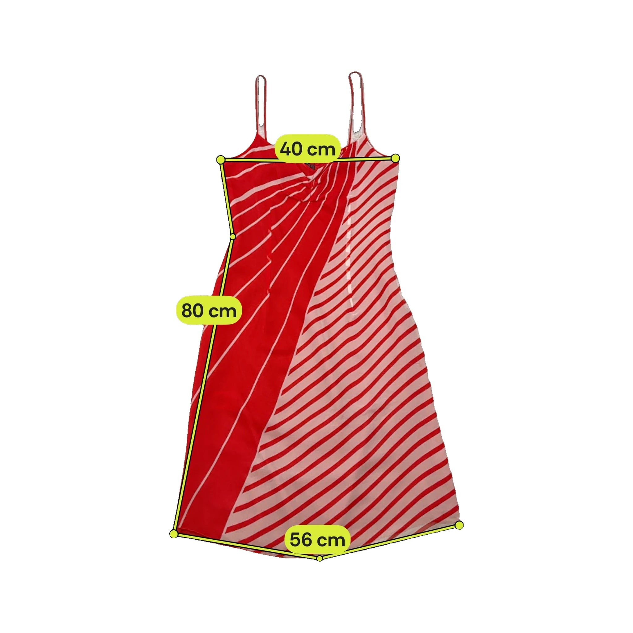 MK Kaska Striped Silk Slip Dress