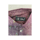 Camisa Massimo Vannucci vintage com estampado Paisley e de Aves