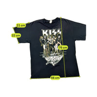 T-shirt de Banda KISS Alive 35 com estampado nos Dois Lados