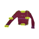 Americo Tavar Embroidered Crochet Trim Blouse