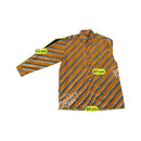 Camisa Golden Fish vintage com estampado geométrico