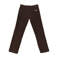 Marlboro Classics Brown Cotton Corduroy Straight Leg Pants