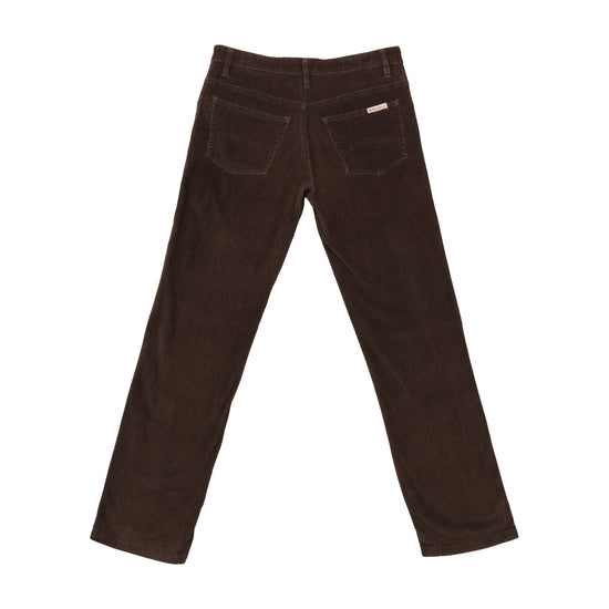 Marlboro Classics Brown Cotton Corduroy Straight Leg Pants
