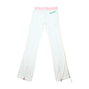 Cotton Pastel Side-Stripe Zip Hem Track Pants