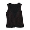 Phard Floral Lace Trim Tank Top